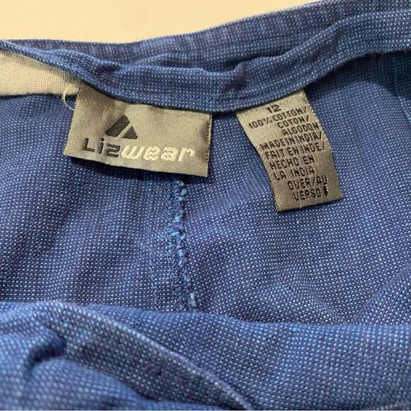 Vintage 80's Lizwear Denim Wrap Skirt With Charms & Aztec Print Women's Size 12 - Picture 10 of 15